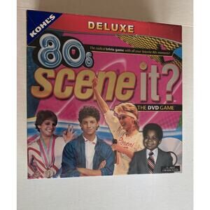 Deluxe 80'S SCENE IT DVD Board Game NEW Factory Sealed